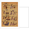 Scenes of Everyday Life from an Aztec Manuscript by Anonymous
