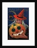 Witch Holding a Pumpkin by Anonymous