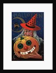 Witch Holding a Pumpkin by Anonymous