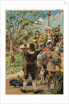 William Tell Aiming a Rifle by Anonymous