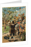 William Tell Aiming a Rifle by Anonymous