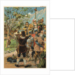 William Tell Aiming a Rifle by Anonymous