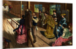 Patrons During Early Bowling Game by Anonymous