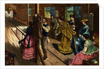 Patrons During Early Bowling Game by Anonymous
