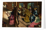 Patrons During Early Bowling Game by Anonymous
