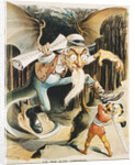 Two Individuals Fighting over Political Issues by Anonymous