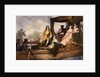 Illustration of Handel Presenting Water Music to King George I by Anonymous