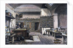 British Chemist Michael Faraday in His Physics Laboratory by Anonymous