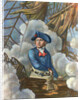 John Paul Jones with Sword in Hand on Ship Deck by Anonymous