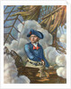 John Paul Jones with Sword in Hand on Ship Deck by Anonymous