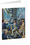 John Paul Jones Slaying Sailor on Board Ship by Anonymous