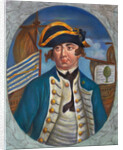 Portrait of First United States Naval Admiral Esek Hopkins by Corbis