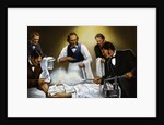 Illustration of Joseph Lister Using Carbolic Spray During Surgery by Anonymous