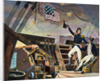 Francis Scott Key Waving Hat by Anonymous