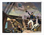 Francis Scott Key Waving Hat by Anonymous