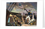 Francis Scott Key Waving Hat by Anonymous