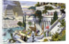 Illustration of the Hanging Gardens of Babylon by Anonymous