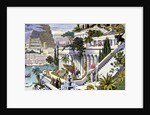 Illustration of the Hanging Gardens of Babylon by Anonymous
