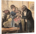 Physician Visiting Home of Infant for Vaccination by Anonymous