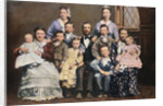 Mormon Family with Two Wives and Nine Children by Anonymous