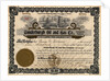 Vandeburgh Oil and Gas Company Certificate by Anonymous
