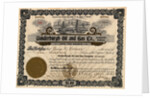Vandeburgh Oil and Gas Company Certificate by Anonymous
