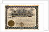 Vandeburgh Oil and Gas Company Certificate by Anonymous