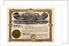 Stock Certificate for One Dollar by Anonymous