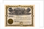 Stock Certificate for One Dollar by Anonymous