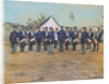 American Troops at Civil War Camp by Anonymous