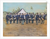 American Troops at Civil War Camp by Anonymous