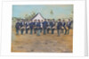 American Troops at Civil War Camp by Anonymous
