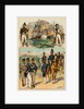 Illustration of Soldiers in Military Uniforms by H.A. Ogden