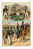 Illustration of Soldiers in Military Uniforms by H.A. Ogden