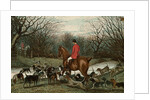 Men on Hunting Trip Using Dogs by Anonymous