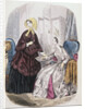 Illustration of Women Wearing French Fashions by Anonymous