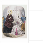Illustration of Women Wearing French Fashions by Anonymous