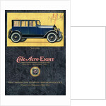 Advertisement for Cole Aero-Eight Car by Anonymous