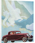 Early Advertising of Buick Automobile with Pegasus Overhead by Anonymous