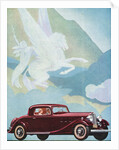 Early Advertising of Buick Automobile with Pegasus Overhead by Anonymous