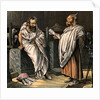 Vanderbilt and Gould in Togas by Anonymous