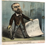 Charles Julius Guiteau Holding a Gun and Paper by Anonymous