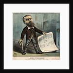 Charles Julius Guiteau Holding a Gun and Paper by Anonymous