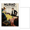 Man in Tuxedo Smoking Murad Cigarette by Anonymous