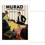Man in Tuxedo Smoking Murad Cigarette by Anonymous