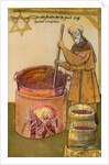 Beer Brewer Stirring His Concoction by Anonymous