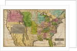 Early Map of the United States by Anonymous