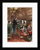 Illustration of the Interior of a 19th-Century Pullman Car by Anonymous