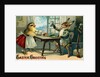 Easter Greeting Postcard Depicting a Rabbit and a Chick by Anonymous