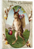Rabbit Carrying Easter Eggs by Anonymous